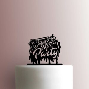 80s Party 225-B201 Cake Topper