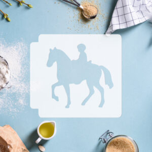 Horse Riding 783-G782 Stencil