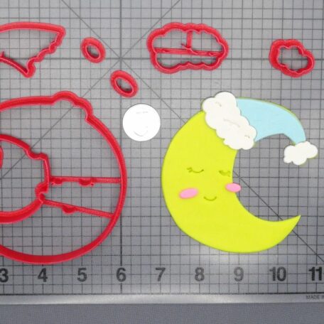 Moon with Pajama Hat 266-H093 Cookie Cutter Set