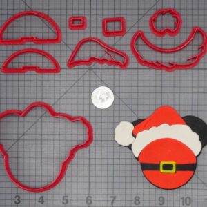 Christmas - Disney Ears - Mickey Mouse Santa Claus 266-H716 Cookie Cutter Set
