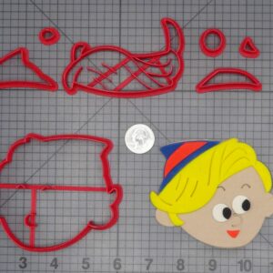 Christmas - Rudolph the Red Nosed Reindeer - Hermey the Elf Head 266-H717 Cookie Cutter Set