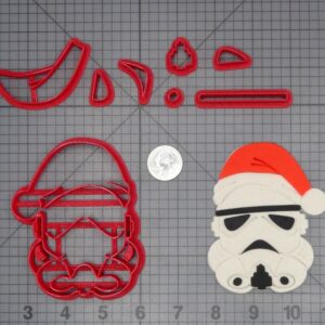 Christmas - Star Wars - Stormtrooper with Santa Hat 266-H710 Cookie Cutter Set