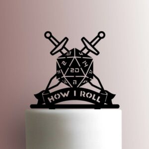D20 How I Roll 225-A996 Cake Topper