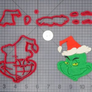 How the Grinch Stole Christmas - Grinch with Santa Hat 266-H616 Cookie Cutter Set