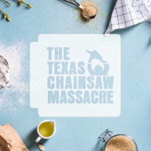 Texas Chainsaw Massacre Logo 783-G954 Stencil