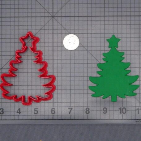 Christmas Tree with Star 266-H771 Cookie Cutter Silhouette