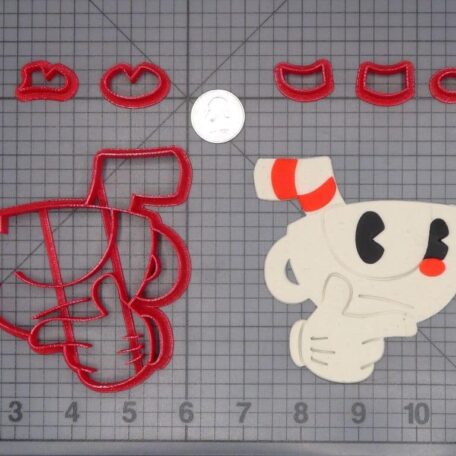 Cuphead Thinking 266-H579 Cookie Cutter Set