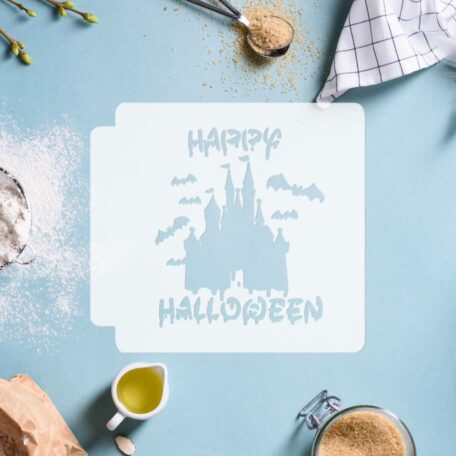 Disney Castle Happy Halloween 783-H091 Stencil