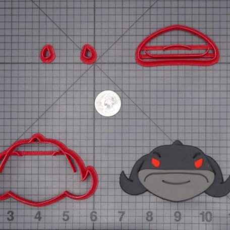 Disney Emoji - Lilo and Stitch - Captain Gantu Head 266-H548 Cookie Cutter Set