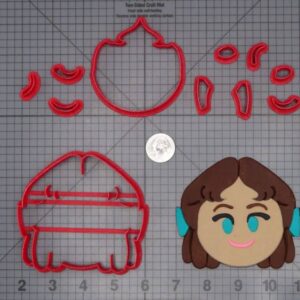 Disney Emoji - Peter Pan - Wendy Head 266-H299 Cookie Cutter Set