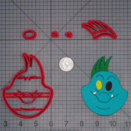 Disney Emoji - The Little Mermaid - Flotsam Head 266-H580 Cookie Cutter Set