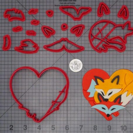 Fox Heart 266-H188 Cookie Cutter Set
