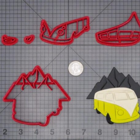 Volkswagon Van with Mountains 266-H375 Cookie Cutter Set