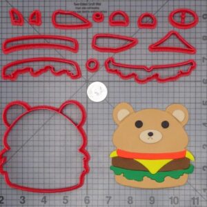 Bear Hamburger 266-H124 Cookie Cutter Set