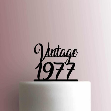 Custom Vintage Year 225-B259 Cake Topper