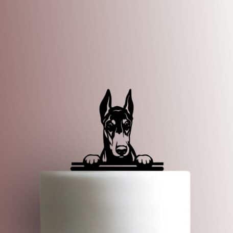 Dobermann Dog 225-B266 Cake Topper