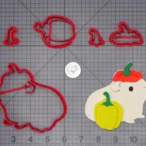 Guinea Pig with Bell Peppers 266-H368 Cookie Cutter Set