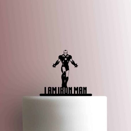 Iron Man - I Am Iron Man 225-B297 Cake Topper