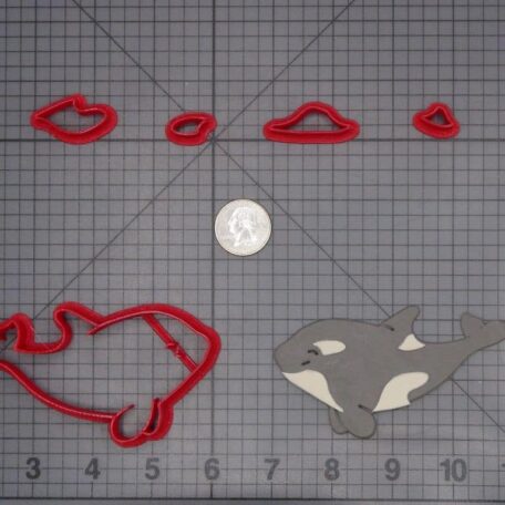 Orca Whale 266-H663 Cookie Cutter Set