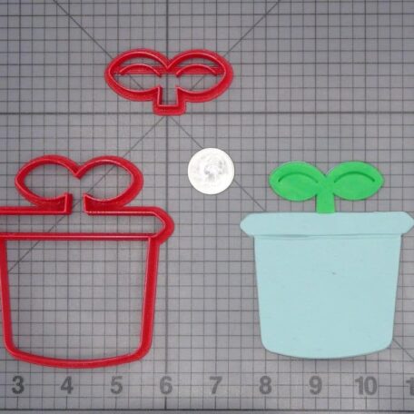 Potted Plant 266-H864 Cookie Cutter Set