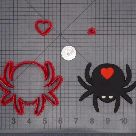 Spider with Heart 266-H662 Cookie Cutter Set