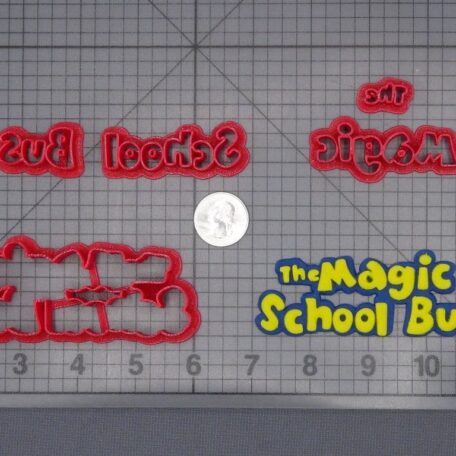 The Magic School Bus Logo 266-H412 Cookie Cutter Set