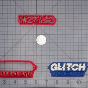 Glitch Techs Logo 266-H957 Cookie Cutter Set
