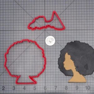 Afro Girl Head 266-H977 Cookie Cutter Set
