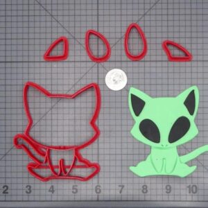 Cat Alien Body 266-I001 Cookie Cutter Set