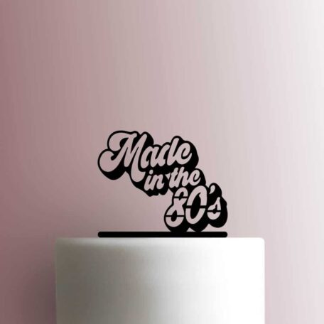 Made in the 80s 225-B313 Cake Topper