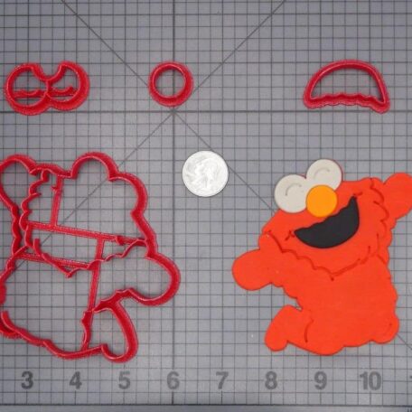 Sesame Street - Elmo Body 266-I210 Cookie Cutter Set