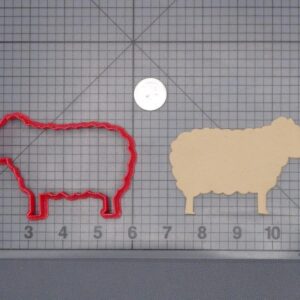 Sheep Body 266-I095 Cookie Cutter Silhouette