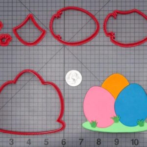 Easter - Eggs in Grass 266-I580 Cookie Cutter Set